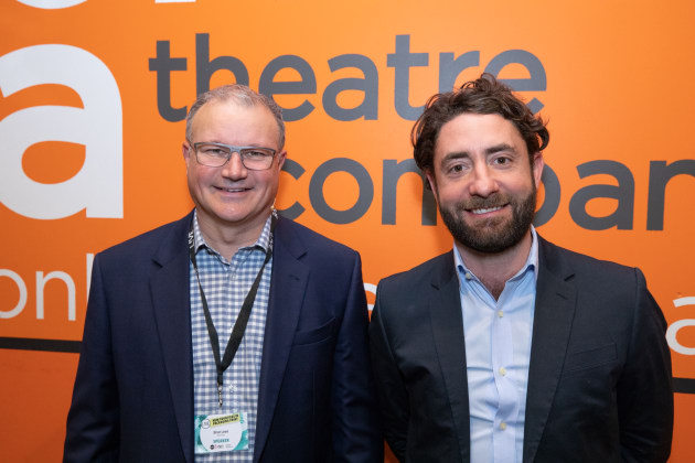 Orora Group GM Fibre, Brian Lowe (left), who spoke at the event, with Matthew Maude, Australasian market manager SME, Orora Ltd.