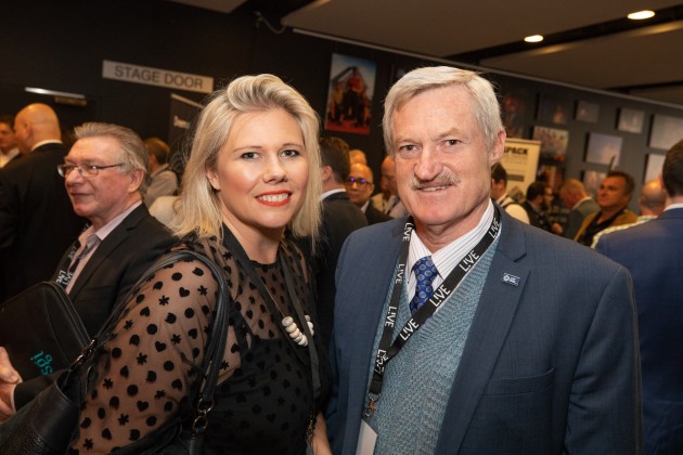 Amber Bonney, The Edison Agency, with Pierre Pienaar, WPO.