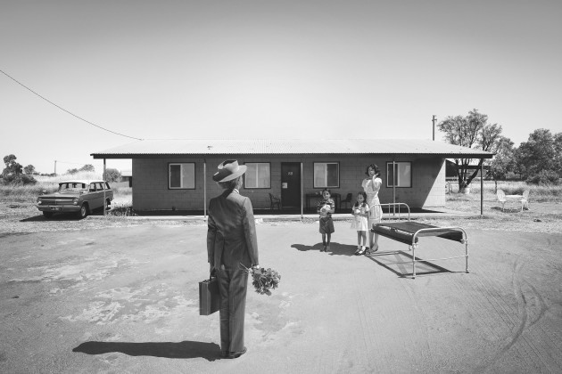 &copy; Michael Cook. Welcome Home, from the series. Livin' the Dream.