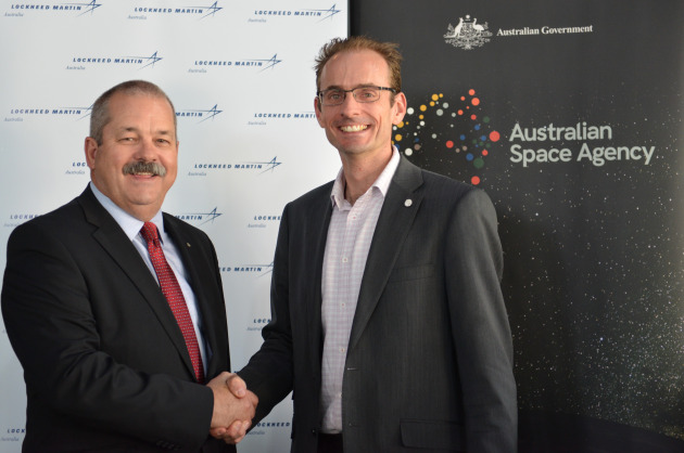Rod Drury, Managing Director Australia and NZ Lockheed Martin Space (left) and Anthony Murfett, Acting Head Australian Space Agency mark the official signing.
Civic Reputation
