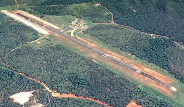 Lockhart River (Iron Range) airport in North Queensland. (Google Earth Image)