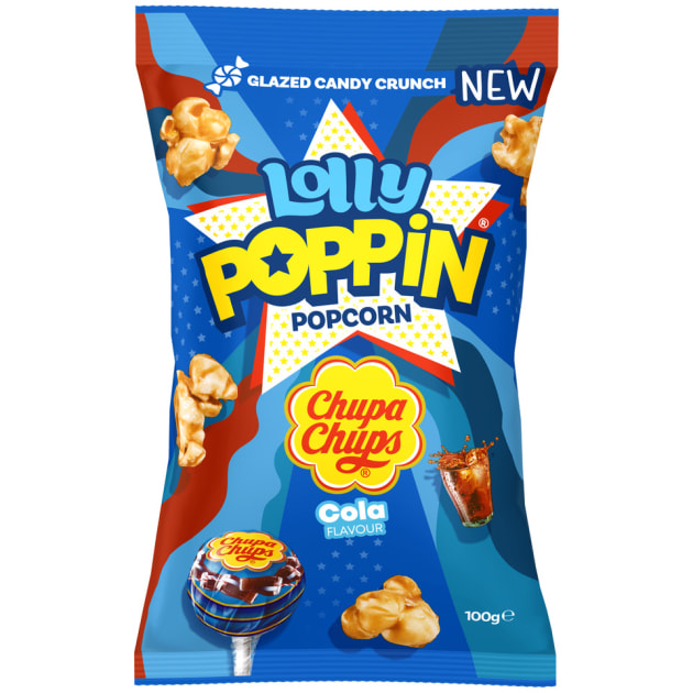 A sweet treat: Perfetti Van Melle&rsquo;s Chupa Chups with Kinrise Snackfood&rsquo;s Poppin popcorn.