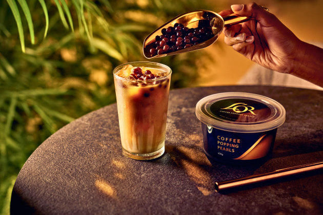 Coffee company, L&rsquo;or, has launched a limited-edition innovation, with the release of its Coffee Popping Pearls. Filled with real coffee, the product aims to provide a new sensory experience for consumers.
Source: L'or