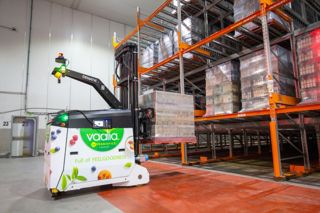 The roll out of four Dematic AGVs has allowed Lactalis Australia to increase productivity at its Lidcome milk facility.