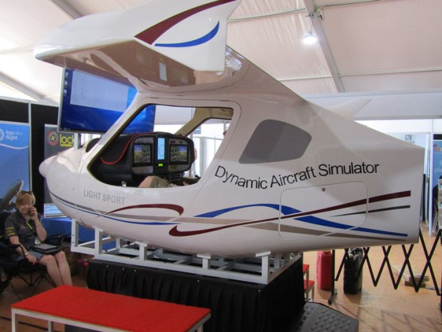 The AeroJones LSA simulator, which will be used to train recreational pilots. (Paul Southwick)