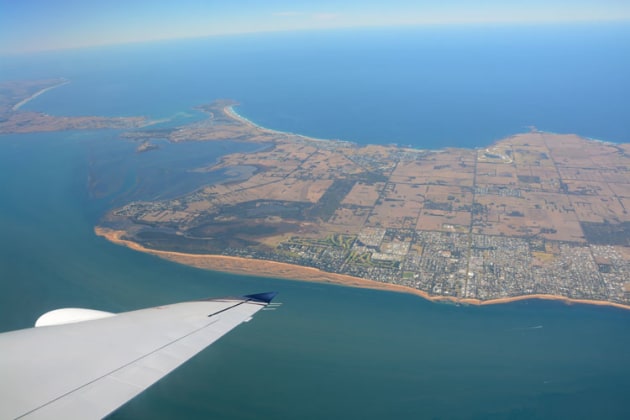 A glorious day high above Victoria's Phillip Island. (Steve Hitchen)