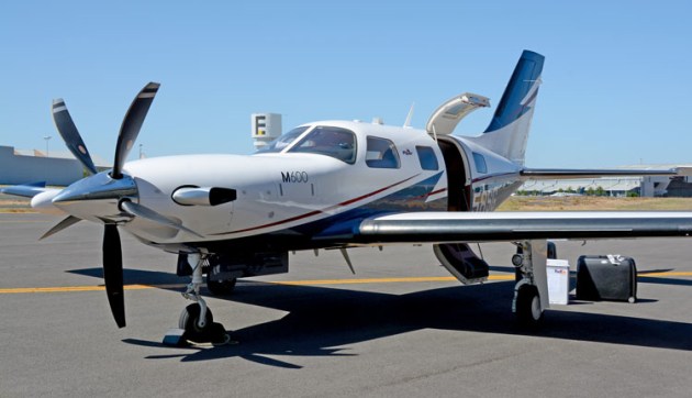 Getting ready for the 220-nm run from Essendon to Griffith. A short and easy leg for the M600. (Steve Hitchen)