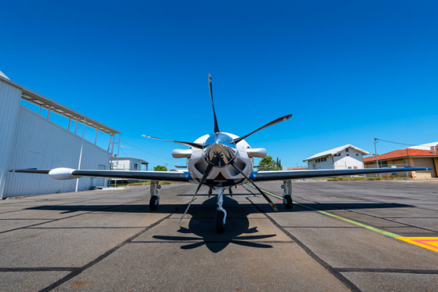 The M600 gets its power from a PT-6 turbine and Hartzell prop. (John Absolon)
