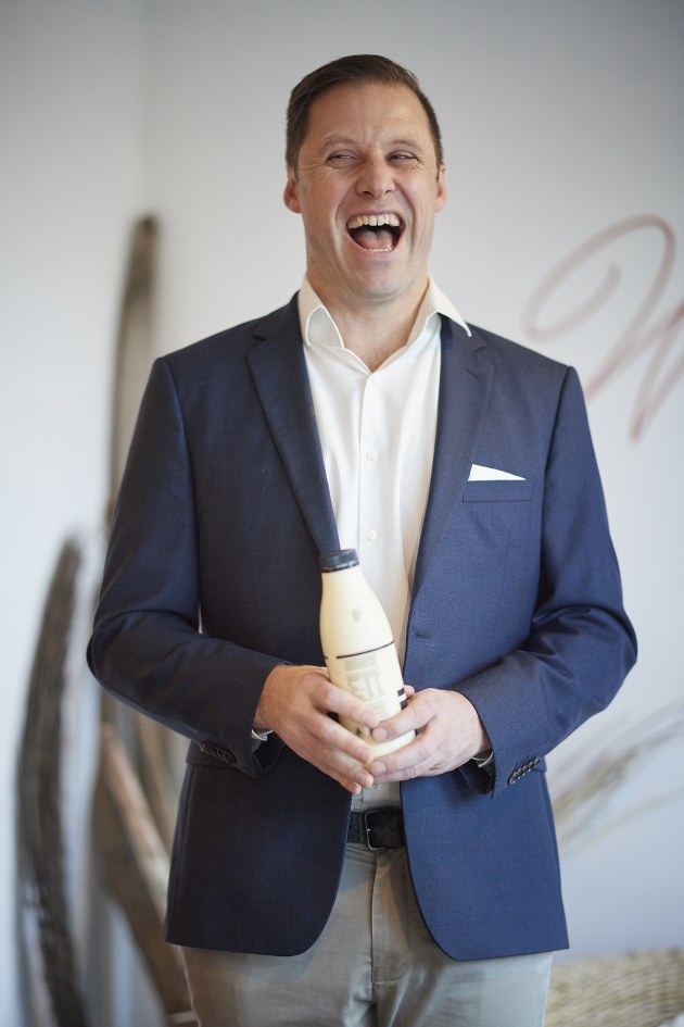 New 7 Chefs CEO Wade Porter at the launch of Made By Cow in 2019.