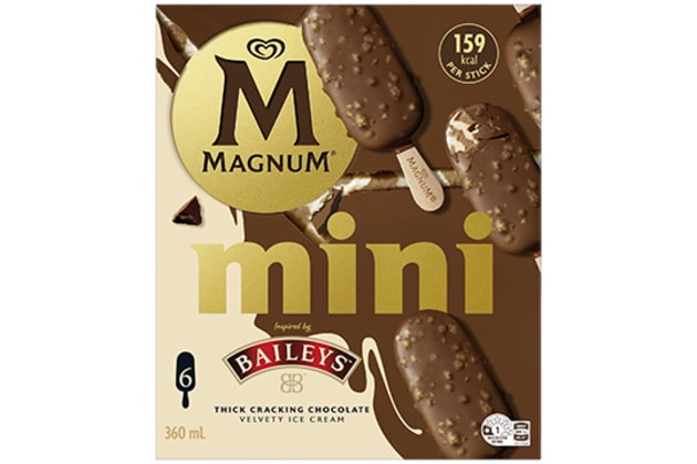 Available in a six-pack, Magnum Mini Inspired by Baileys is a delicious non-alcoholic treat and has started rolling out nationally.