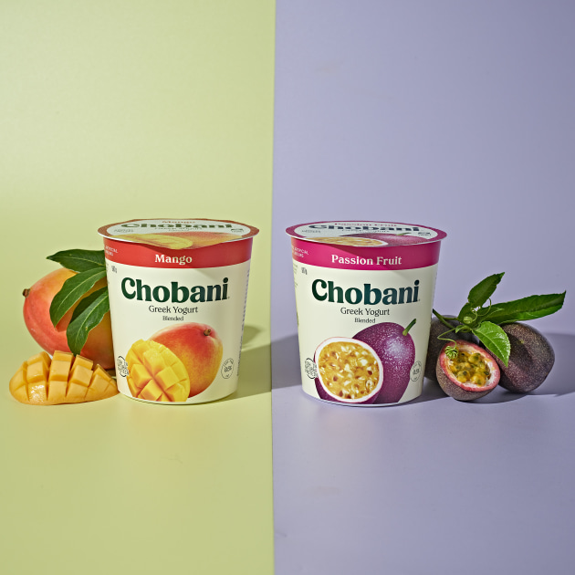 Chobani has expanded its multi-serve Greek yoghurt tub range, adding Mango and Passionfruit to its offering.