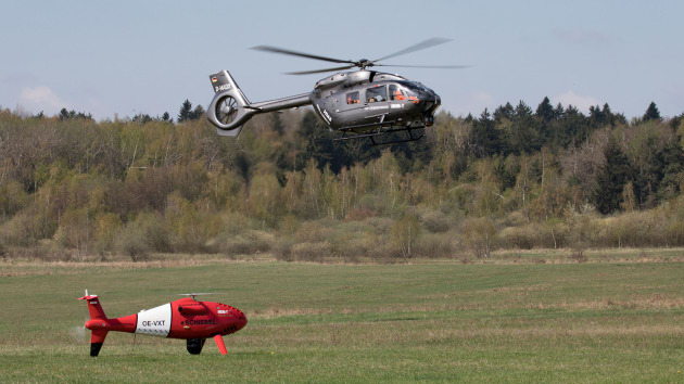 It is the first time time that European manufacturers have demonstrated this technology. Credit: Airbus/Schiebel
