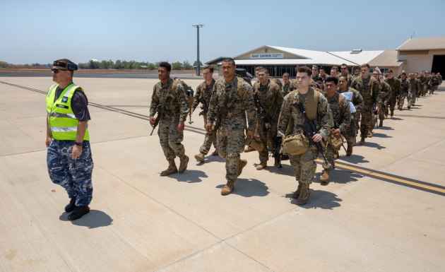 US Marines of Marine Rotational Force - Darwin 2019.
Defence