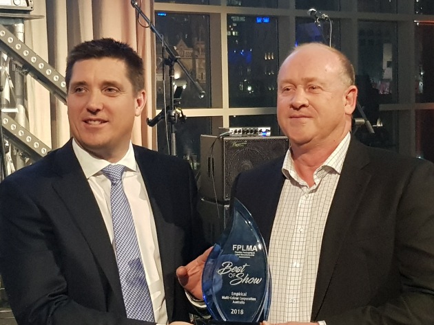 Mark Easton, FPLMA president (left) and Andrew Jones, MCC