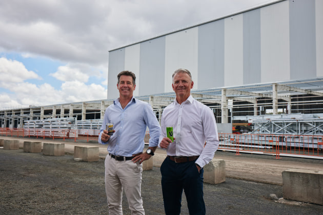 Beam Suntory MD Mark Hill and Frucor Suntory CEO Darren Fullerton.