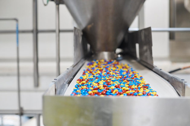 M&M's on the line.
