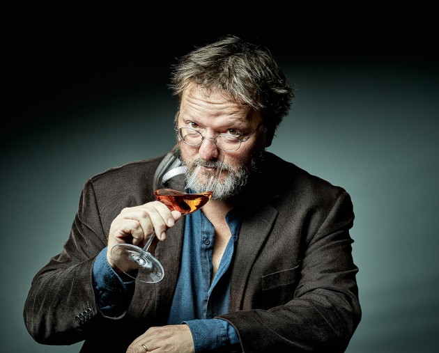 Max Allen, one of the judges of the 2021 Vineyard of the Year Awards. 
(Photo by Adrian Lander, supplied by Vineyard of the Year Awards)