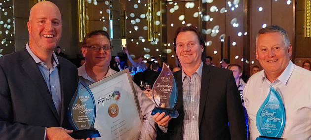 Best of Show Analogue Labels, Digital Labels and Innovation: MCC team (l-r) Ben Testa, Dale Dennehy, Chris Rutledge and Steve Davies