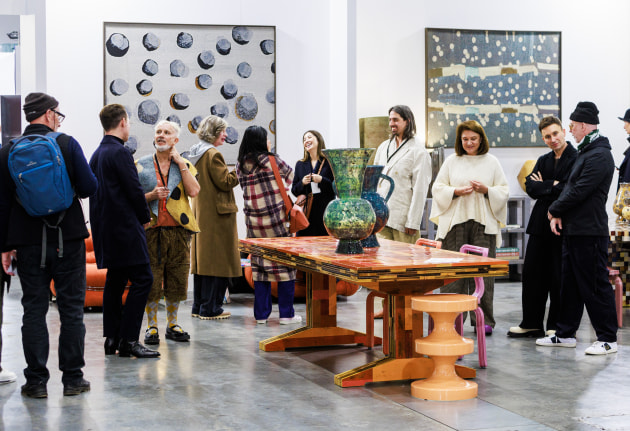 Visitors at Melbourne Design Fair 2023 from 18&ndash;21 May at Melbourne Convention and Exhibition Centre, part of Melbourne Design Week 2023. Photo: Aaron Francis