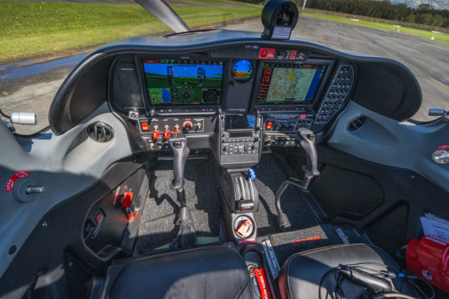 A state-of-the-art instrument panel reinforces the aircraft's credentials as an IFR trainer. (John Absolon)