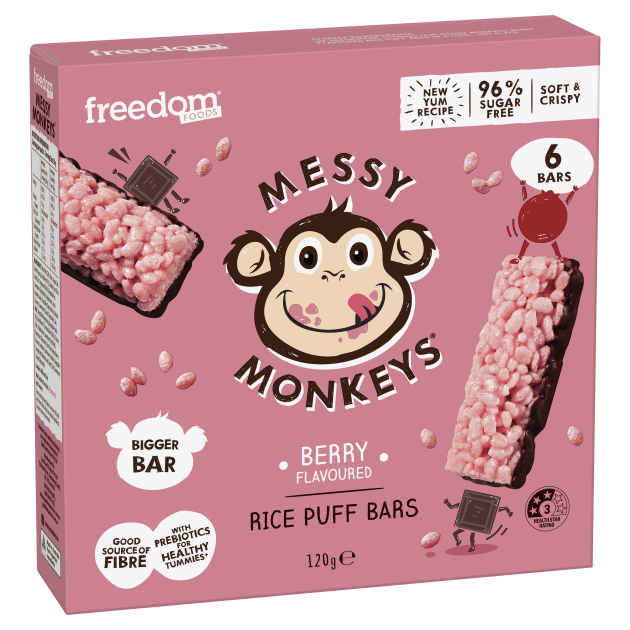 The Arnott&rsquo;s Group&rsquo;s new cereals and snacks division Good Food Partners has released its first product, a reformulation of Messy Monkeys Wholegrain Bites.