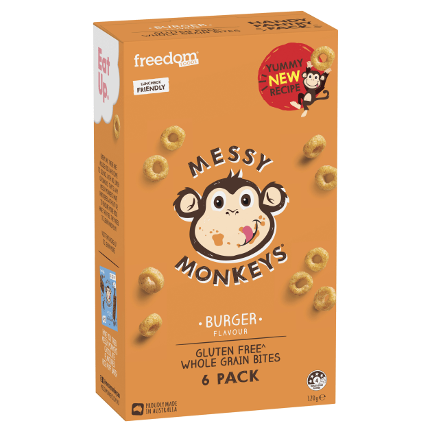 The Arnott&rsquo;s Group&rsquo;s new cereals and snacks division Good Food Partners has released its first product, a reformulation of Messy Monkeys Wholegrain Bites.