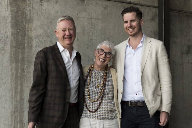 Gastronomy founder and CEO, Miccal Cummins; OzHarvest Founder, Ronni Kahn; and Stuart Cook, Chair and Director of OzHarvest Ventures.
Source: OzHarvest