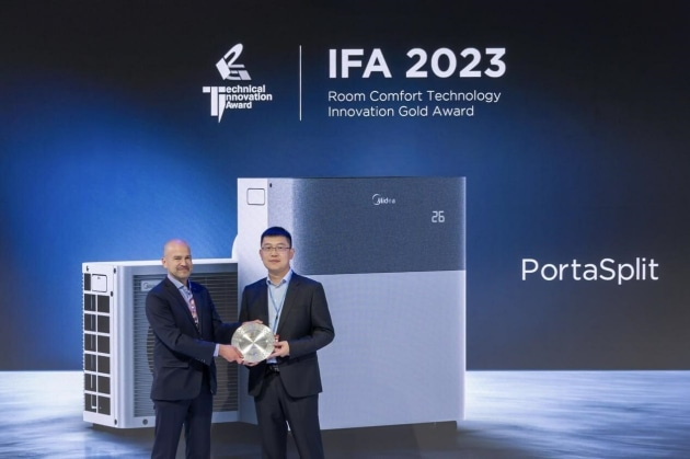 Midea wins the 2023 Global Product Technical Innovation Award at IFA.
