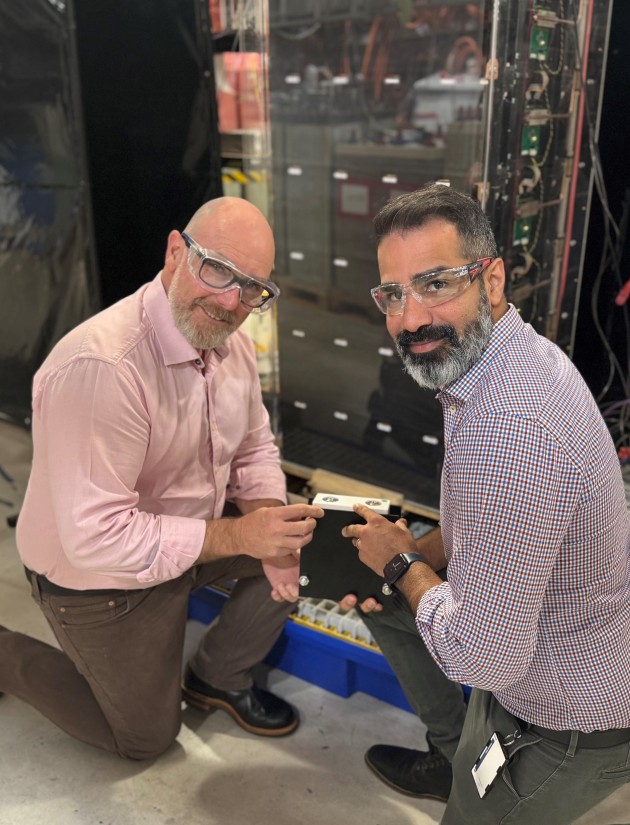 General Manager of New Technologies at PMB Defence Mike Hartas and Senior Engineer Matin Jaberi.

Credit: PMB Defence
