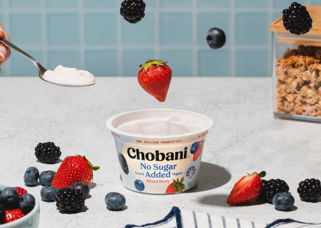 Chobani Australia has released Chobani No Sugar Added. Image: Chobani Australia