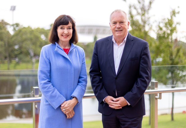 In an Australian first trial, the call is out for a South Australian food or beverage company to pilot the emission tracking and management solution, SiGreen, from global technology company, Siemens.
Pictured (L-R): SA deputy premier and minister for innovation and science, Susan Close and Siemens ANZ CEO Peter Halliday.