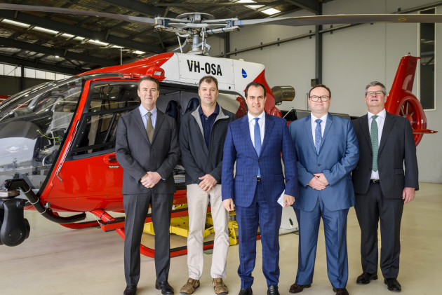 Minister for Police and Emergency Services Vincent Tarzia visited Babcock Australasia&rsquo;s hangar at Adelaide Airport.
Supplied
