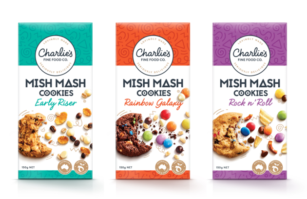 Charlie&rsquo;s Fine Food Co&rsquo;s morish new Mish Mash Cookies range, inspired by the famous New York 'Compost Cookie.'