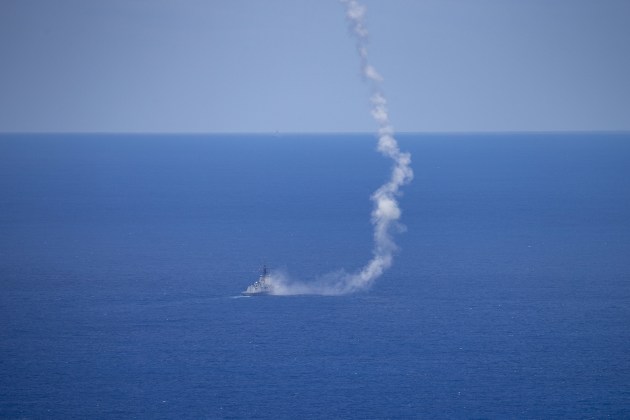 HMAS Brisbane conducts an SM-2 standard missile live firing during off the NSW coast.
Defence
