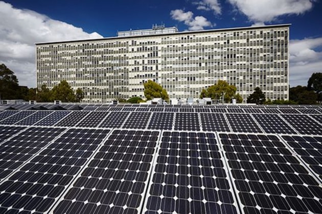 Monash University has installed over 15,000 solar panels.