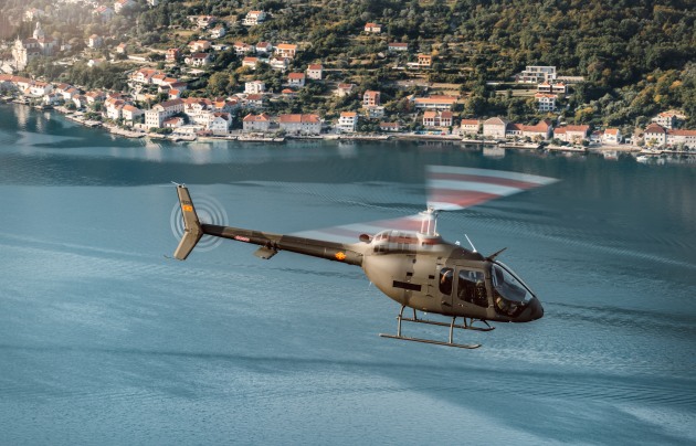 The Bell 505 with the Montenegro Air Force. (Bell)