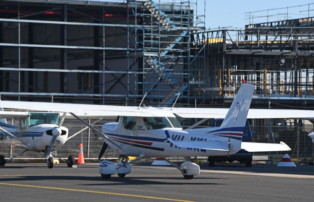 Encroaching commercial development is threatening the viability of training at Moorabbin Airport according to concerned operators. (Steve Hitchen)