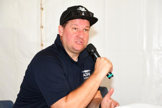 AOPA CEO Ben Morgan at Ausfly 2019. (Steve Hitchen)