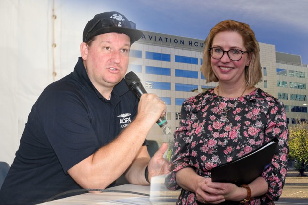 AOPA Australian CEO Ben Morgan (left) believes CASA Director of Aviation Safety Pip Spence (right) is listening to calls for change.
