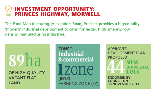 The Morwell Food Manufacturing Precinct in Victoria&rsquo;s Latrobe Valley will receive a $10 million boost from the Victorian Government for utilities upgrades to fast track the new food hub.