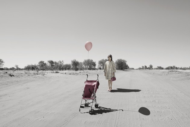 &copy; Michael Cook. Pram, from the series, Mother.