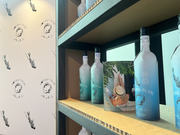 Mother of Pearl&rsquo;s Vodka of the Sea and new Gin of the Sea in paper Frugal Bottles at &lsquo;GDay by the Bay.&rsquo;