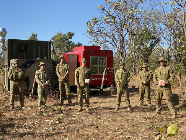 SPEE3D completed trials with the Australian Army at the Mount Bundey field training area in 2020. (SPEE3D)