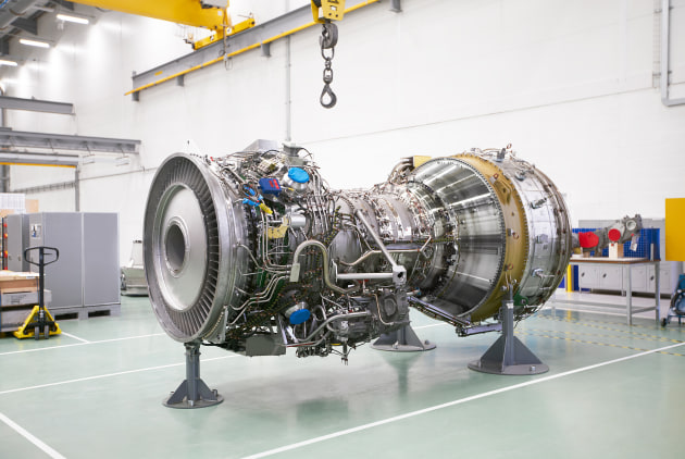 The Rolls-Royce MT30 is a marine gas turbine engine based on Rolls-Royce Trent 800 aero engine. [Rolls Royce]