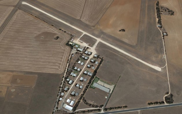 Murray Bridge in SA was one of the regional airports that shared in the $29 million handed out in Round 2 of the RAP. (Google Earth image)