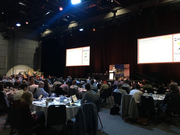Delegates at the seventh annual ADM Northern Australia Defence Summit in Darwin.
Ewen Levick