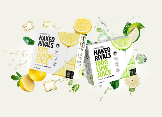 PIDA 2024 finalist Save Food Packaging Design -- Naked Rivals: Naked Rivals