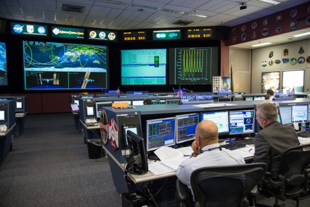 Inside NASA mission control