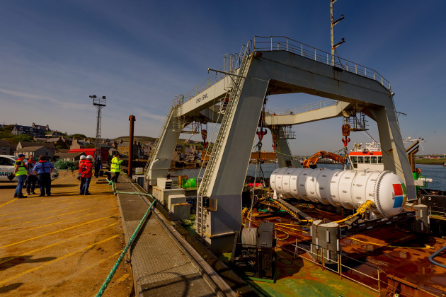 Microsoft is researching whether it&rsquo;s possible to use the existing logistics supply chain to ship and rapidly deploy modular data centres anywhere in the world, even in the roughest patches of sea. Photo by Scott Eklund/Red Box Pictures.