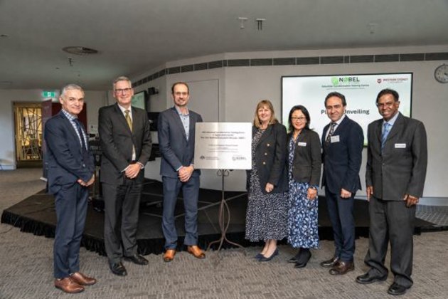 (L-R) Brian Falzon, Nicholas Rowley, Anthony Murfett, Deborah Sweeney, Vivian Tam, Pejman Sharafi and Priyan Mendis.